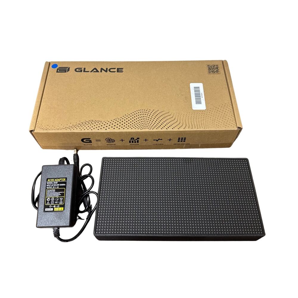Glance LED Ticker - Customizable Display Sports 10.5" x 5.5", Black